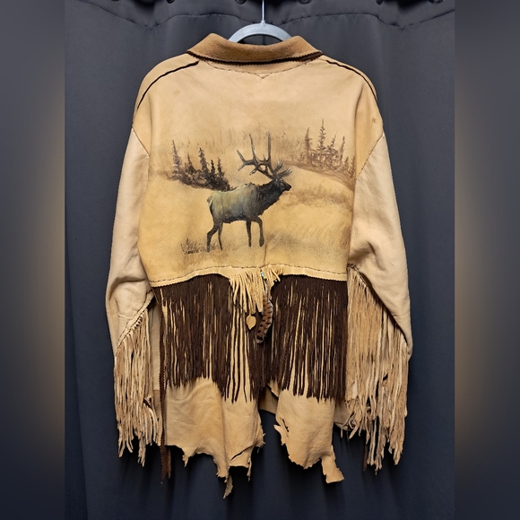 Handcrafted Whitetail Buckskin Suit - Picture 5 of 16